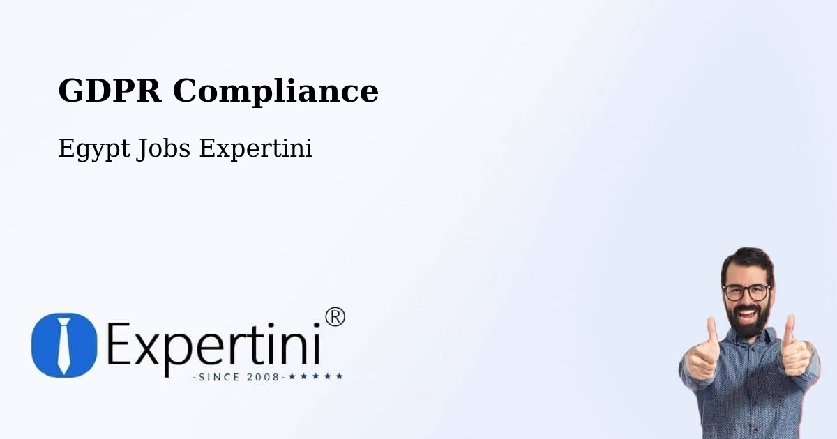 EU GDPR Compliance Statement – Maţāy - Egypt Jobs Expertini
