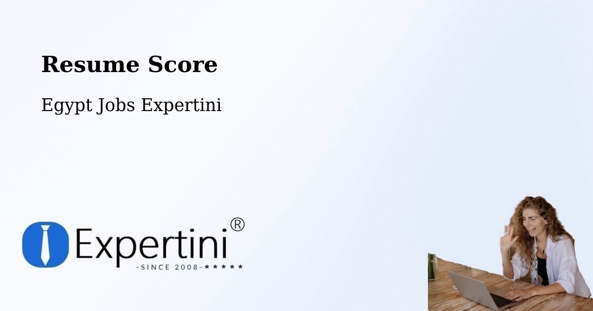 Resume Score & Job Description Match Tool – Maţāy - Egypt Jobs Expertini