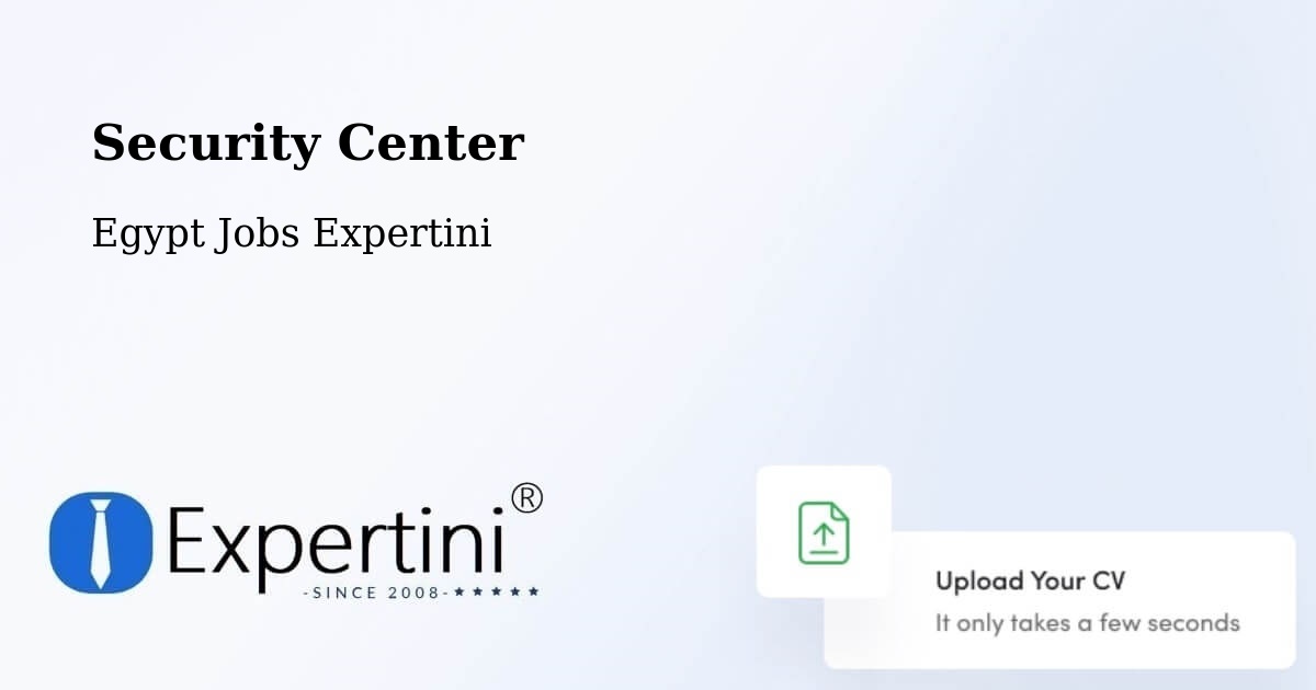Security & Compliance – Maţāy - Egypt Jobs Expertini